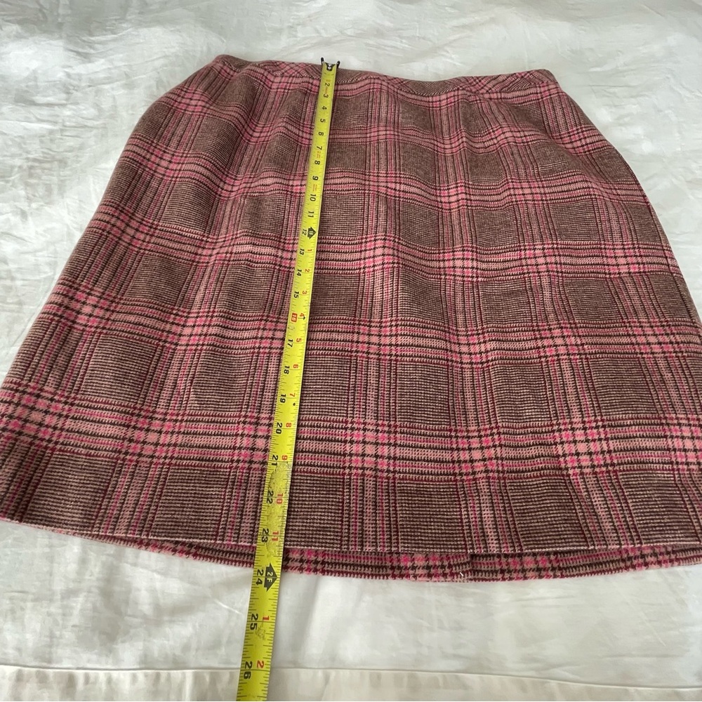 TALBOTS Glen Plaid Wool-Blend Pencil Skirt‎ - Picture 9 of 12